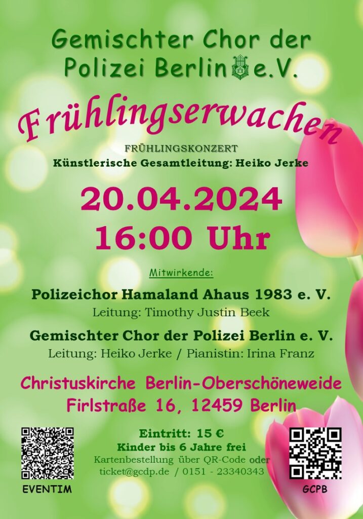 „Frühlingserwachen“ Frühlingskonzert