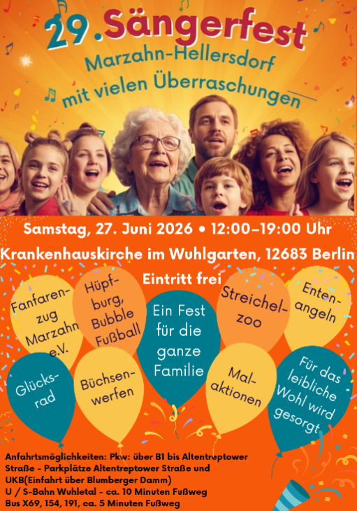 Flyer Sängerfest Seite 1